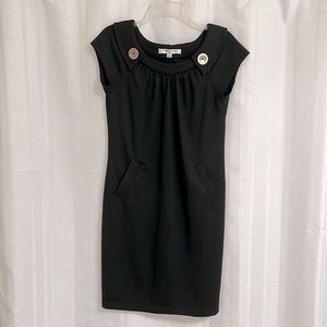 EUC Evan-Picone little black black dress